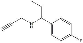 [1-(4-fluorophenyl)propyl](prop-2-yn-1-yl)amine Structure