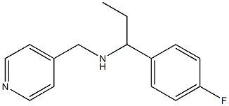 [1-(4-fluorophenyl)propyl](pyridin-4-ylmethyl)amine Structure