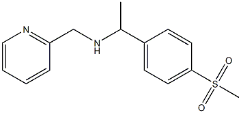 [1-(4-methanesulfonylphenyl)ethyl](pyridin-2-ylmethyl)amine 구조식 이미지