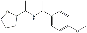 [1-(4-methoxyphenyl)ethyl][1-(oxolan-2-yl)ethyl]amine Structure