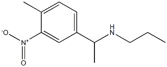 [1-(4-methyl-3-nitrophenyl)ethyl](propyl)amine 구조식 이미지