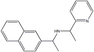 [1-(naphthalen-2-yl)ethyl][1-(pyridin-2-yl)ethyl]amine Structure