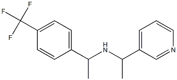 [1-(pyridin-3-yl)ethyl]({1-[4-(trifluoromethyl)phenyl]ethyl})amine 구조식 이미지