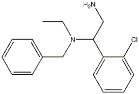 [2-amino-1-(2-chlorophenyl)ethyl](benzyl)ethylamine Structure