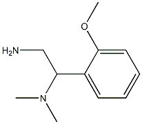 [2-amino-1-(2-methoxyphenyl)ethyl]dimethylamine 구조식 이미지