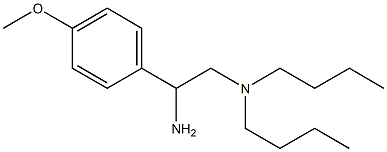 [2-amino-2-(4-methoxyphenyl)ethyl]dibutylamine Structure