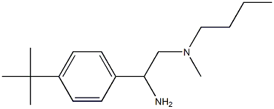 [2-amino-2-(4-tert-butylphenyl)ethyl](butyl)methylamine 구조식 이미지