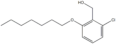 [2-chloro-6-(heptyloxy)phenyl]methanol Structure