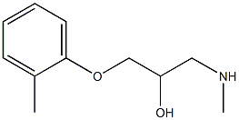 [2-hydroxy-3-(2-methylphenoxy)propyl](methyl)amine 구조식 이미지