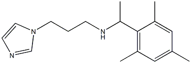 [3-(1H-imidazol-1-yl)propyl][1-(2,4,6-trimethylphenyl)ethyl]amine 구조식 이미지