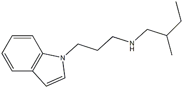 [3-(1H-indol-1-yl)propyl](2-methylbutyl)amine 구조식 이미지