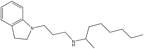 [3-(2,3-dihydro-1H-indol-1-yl)propyl](octan-2-yl)amine 구조식 이미지