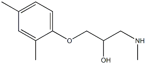 [3-(2,4-dimethylphenoxy)-2-hydroxypropyl](methyl)amine 구조식 이미지