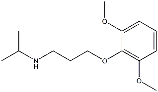 [3-(2,6-dimethoxyphenoxy)propyl](propan-2-yl)amine 구조식 이미지