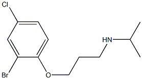 [3-(2-bromo-4-chlorophenoxy)propyl](propan-2-yl)amine Structure