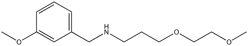 [3-(2-methoxyethoxy)propyl][(3-methoxyphenyl)methyl]amine 구조식 이미지