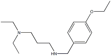 [3-(diethylamino)propyl][(4-ethoxyphenyl)methyl]amine 구조식 이미지