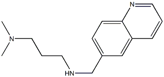 [3-(dimethylamino)propyl](quinolin-6-ylmethyl)amine Structure