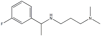 [3-(dimethylamino)propyl][1-(3-fluorophenyl)ethyl]amine Structure