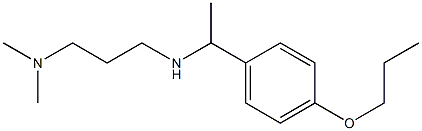 [3-(dimethylamino)propyl][1-(4-propoxyphenyl)ethyl]amine 구조식 이미지