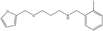[3-(furan-2-ylmethoxy)propyl][(2-methylphenyl)methyl]amine Structure