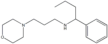 [3-(morpholin-4-yl)propyl](1-phenylbutyl)amine Structure