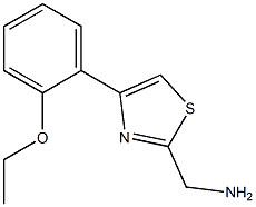 [4-(2-ethoxyphenyl)-1,3-thiazol-2-yl]methanamine 구조식 이미지