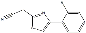 [4-(2-fluorophenyl)-1,3-thiazol-2-yl]acetonitrile Structure