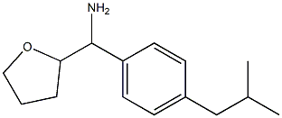 [4-(2-methylpropyl)phenyl](oxolan-2-yl)methanamine Structure