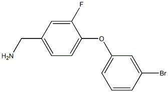 [4-(3-bromophenoxy)-3-fluorophenyl]methanamine 구조식 이미지