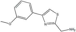 [4-(3-methoxyphenyl)-1,3-thiazol-2-yl]methanamine Structure