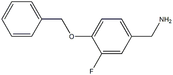 [4-(benzyloxy)-3-fluorophenyl]methanamine 구조식 이미지