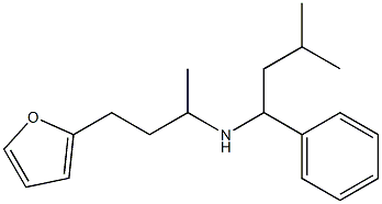 [4-(furan-2-yl)butan-2-yl](3-methyl-1-phenylbutyl)amine Structure