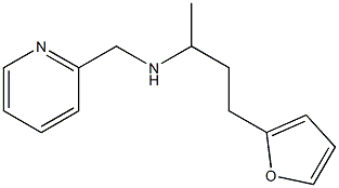 [4-(furan-2-yl)butan-2-yl](pyridin-2-ylmethyl)amine 구조식 이미지