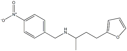 [4-(furan-2-yl)butan-2-yl][(4-nitrophenyl)methyl]amine Structure