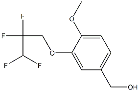 [4-methoxy-3-(2,2,3,3-tetrafluoropropoxy)phenyl]methanol 구조식 이미지