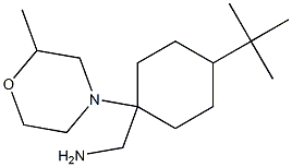 [4-tert-butyl-1-(2-methylmorpholin-4-yl)cyclohexyl]methanamine Structure