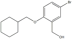 [5-bromo-2-(cyclohexylmethoxy)phenyl]methanol 구조식 이미지