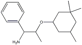 {1-amino-2-[(3,3,5-trimethylcyclohexyl)oxy]propyl}benzene Structure