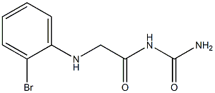 {2-[(2-bromophenyl)amino]acetyl}urea 구조식 이미지