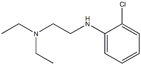 {2-[(2-chlorophenyl)amino]ethyl}diethylamine 구조식 이미지