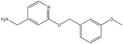 {2-[(3-methoxybenzyl)oxy]pyridin-4-yl}methylamine 구조식 이미지