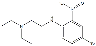 {2-[(4-bromo-2-nitrophenyl)amino]ethyl}diethylamine Structure