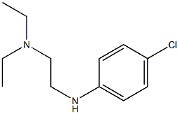 {2-[(4-chlorophenyl)amino]ethyl}diethylamine Structure