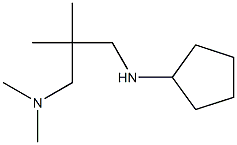 {2-[(cyclopentylamino)methyl]-2-methylpropyl}dimethylamine Structure