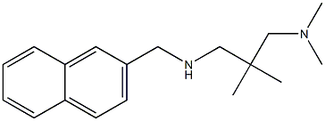 {2-[(dimethylamino)methyl]-2-methylpropyl}(naphthalen-2-ylmethyl)amine Structure