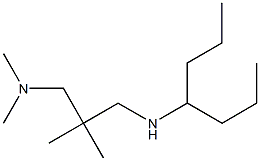 {2-[(heptan-4-ylamino)methyl]-2-methylpropyl}dimethylamine 구조식 이미지