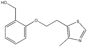 {2-[2-(4-methyl-1,3-thiazol-5-yl)ethoxy]phenyl}methanol Structure