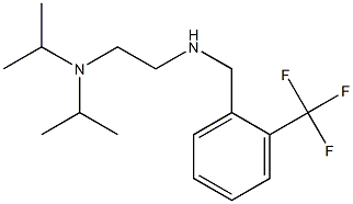 {2-[bis(propan-2-yl)amino]ethyl}({[2-(trifluoromethyl)phenyl]methyl})amine Structure
