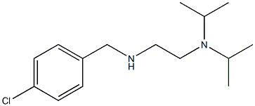 {2-[bis(propan-2-yl)amino]ethyl}[(4-chlorophenyl)methyl]amine 구조식 이미지